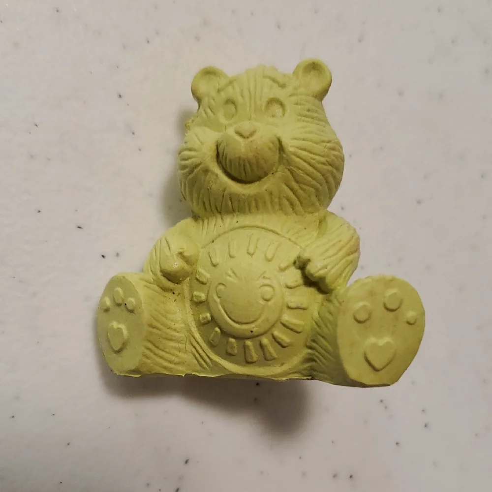 Yellow Sunshine Carebear Pencil Topper
